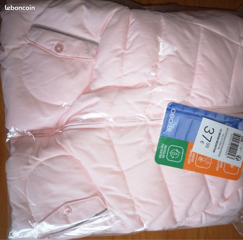 Manteau à capuche - Rose - obaidi 12 mois (image 11)