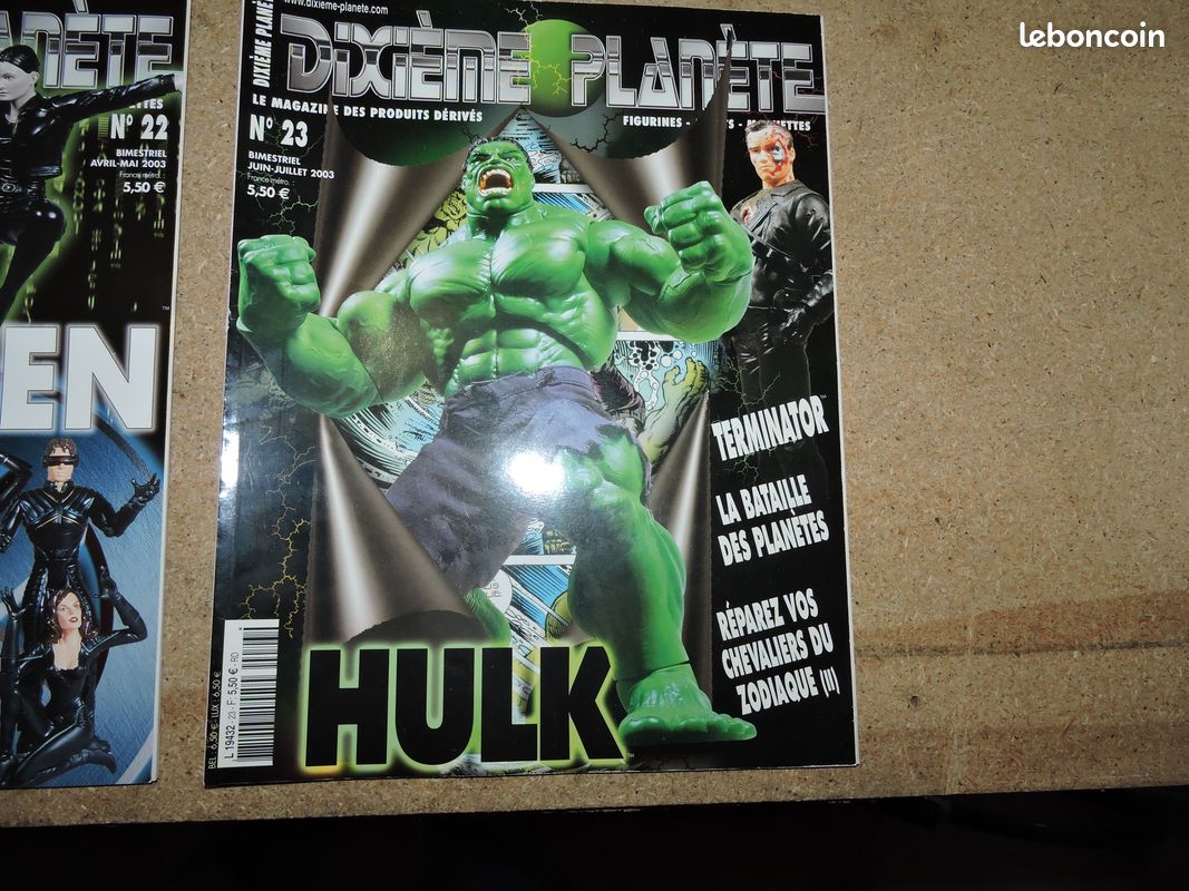 LOT 10 revues Magazine Années 2000 DIXIEME PLANETE Produits dérivés Films Bd Séries Cinéma TV N° 13 14 15 16 17 18 19 21 22 23 Daredevil Gi Joe Goldorak Matrix X Men Hulk Terminator ... (image 10)