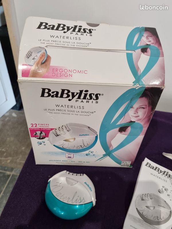 Epilateur électrique waterliss sans fil ,utilisable sous l eau