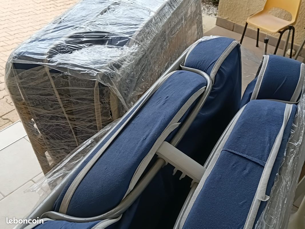 Lot de 2 Lits pliants d'appoint sur roulettes 80x190 cm - Excellent état (image 3)