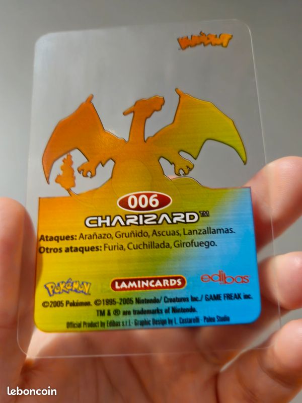Charizard 006 Lamincards (Ex/Ex+) | Carte Pokmon - Collection