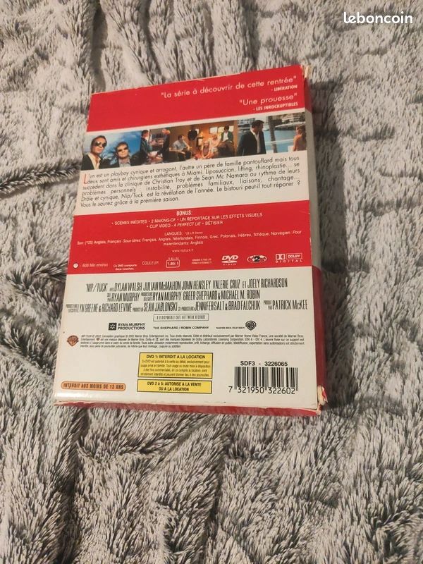 Coffret saison 1 nip/tuck dvd (image 3)