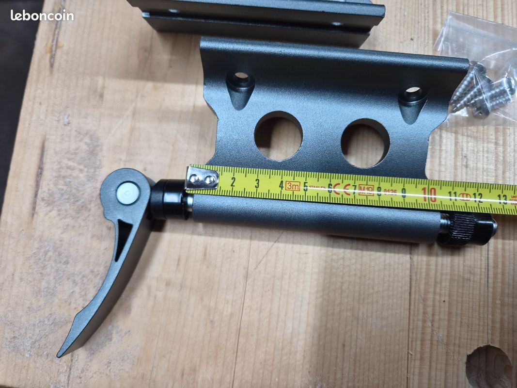 Lot 2 Supports De Roue Avant Avec Blocage Rapide Pour Vélo – Stabilisation Pour Home Trainer (Noir)
