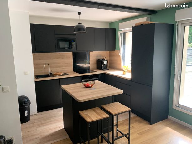 Location appartement meublé 69m2 Tourcoing proche Mouvaux + parking