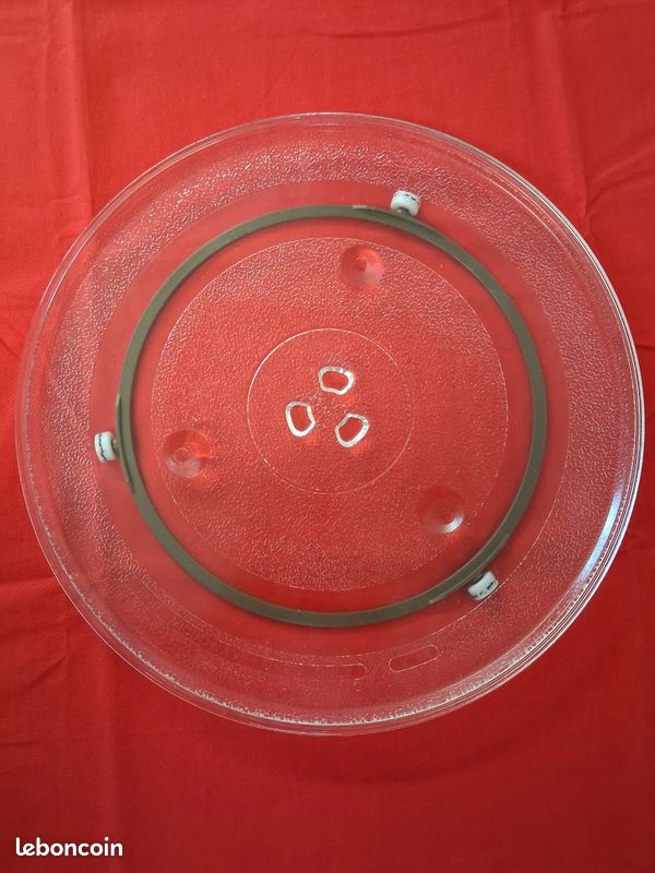 Plateau en verre 31 cm pour micro ondes (image 1)