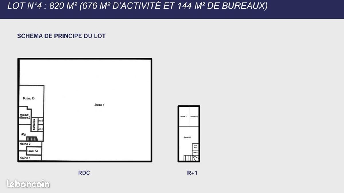 Local bureaux 1 188 m² (image 8)