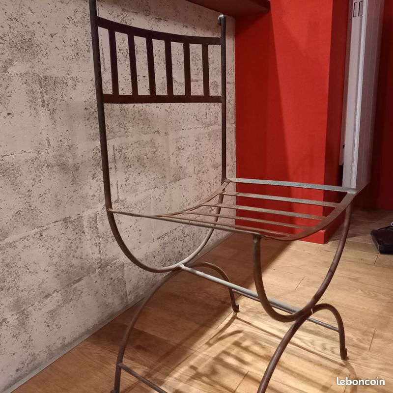 Chaises fer forgé (image 1)