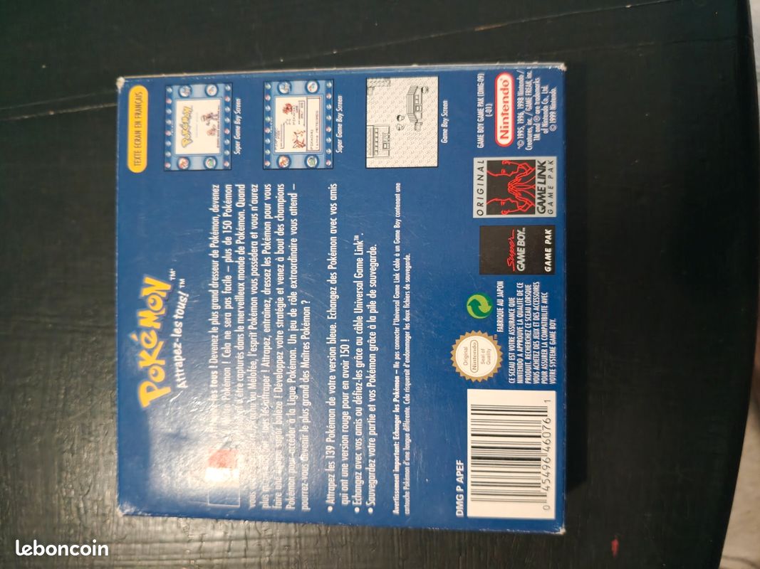 Pokemon bleu avec boîte (image 3)