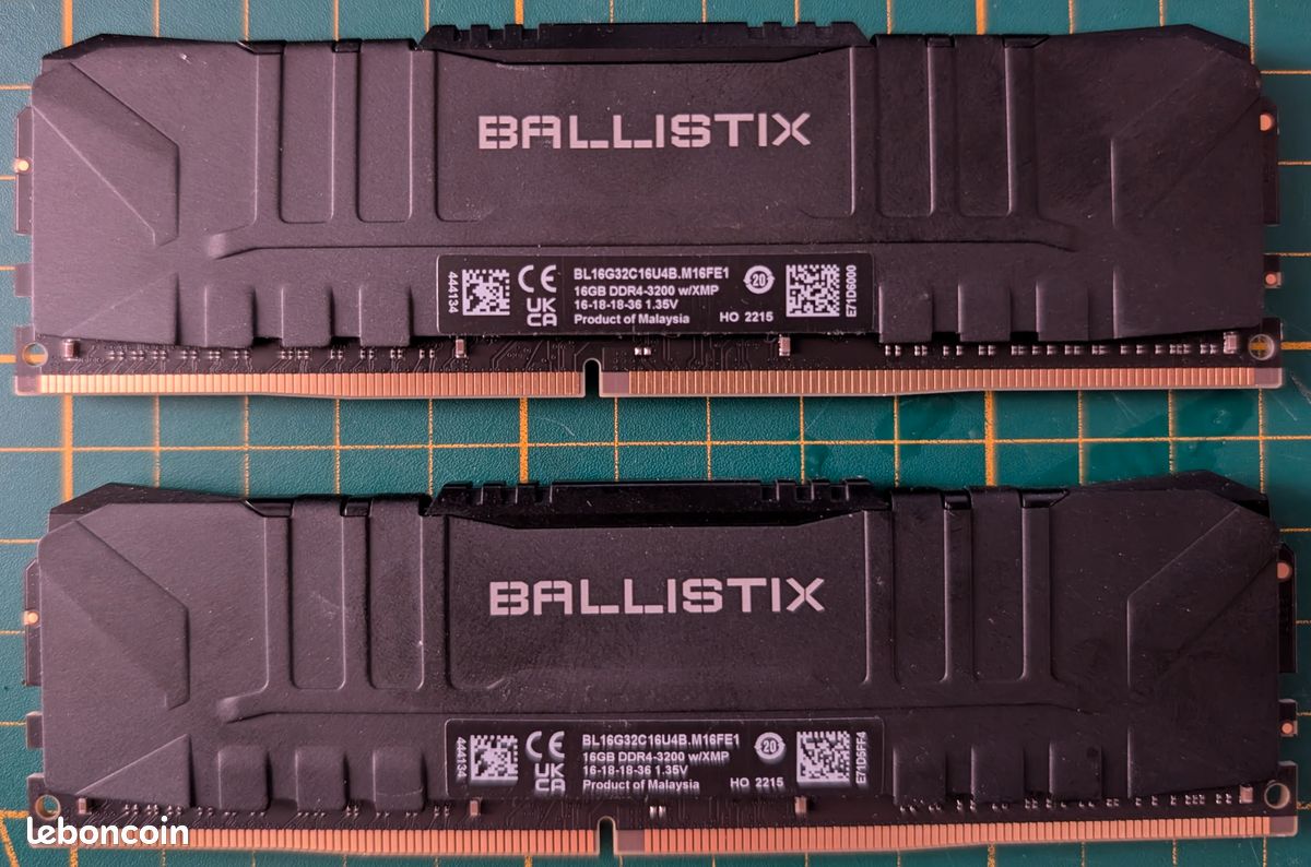 Memory M16fe1 Crucial Bl16g32c16u4b Ram DDR4 Crucial Ballistix