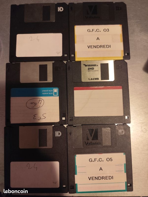 Lot 6 diskette non testé (image 1)
