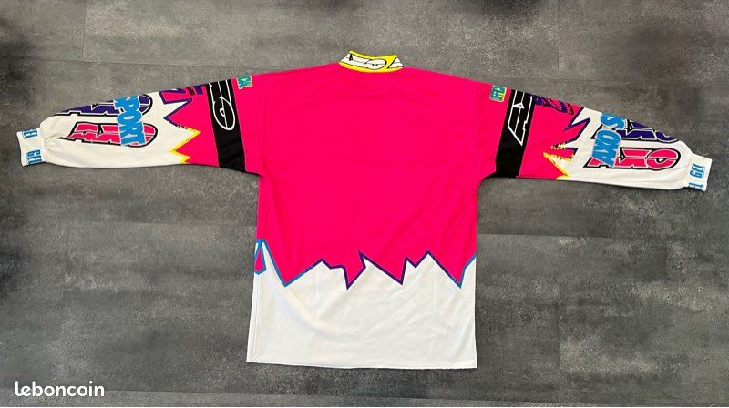 Maillot de cyclisme italien rétro années 90 à manches courtes par Axo sport, taille XXL - Canada