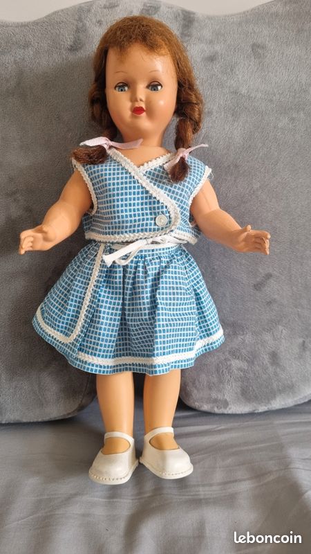 Poupée Gégé Années 1950 - 41 Cm - Fabrication Française - Occasion