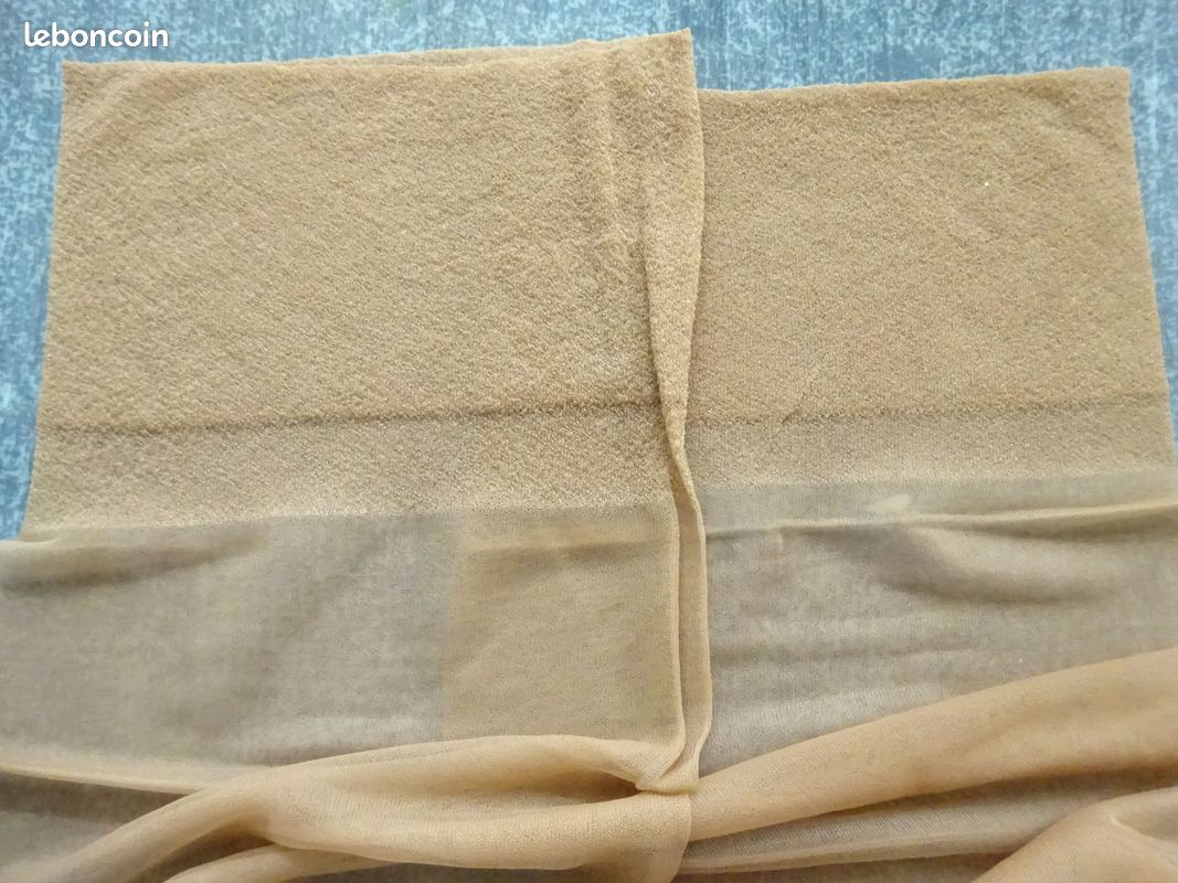 Bas Nylon Vintage LE 11 DE FARNEL En Boite Marron T4 | UK