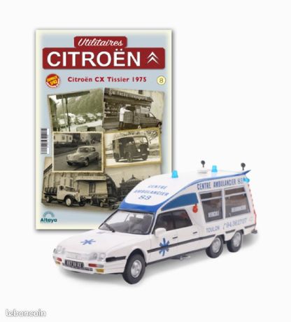 CITROEN CX TISSIER 1/43 très rare ambulance grand-volume 4 roues EUR