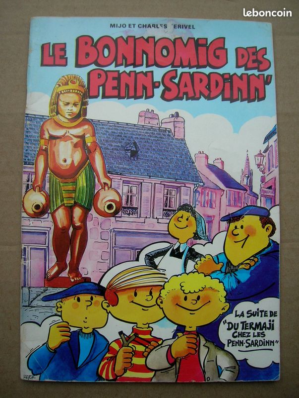 LE BONNOMIG DES PENN-SARDINN - BD de Charles KERIVEL - EO de 1980 en BE+ (image 1)