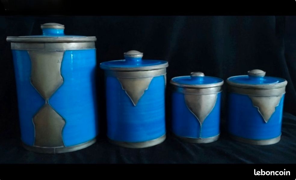 Magnifiques pots en terre cuite et métal (image 1)