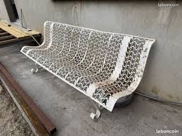 Banc de jardin en fer forgé malaval costaud (image 1)