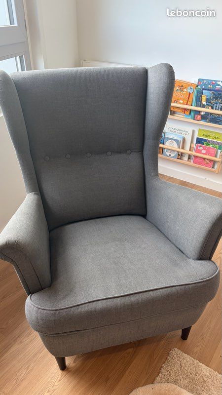 STRANDMON Fauteuil à oreilles, IKEA (image 1)