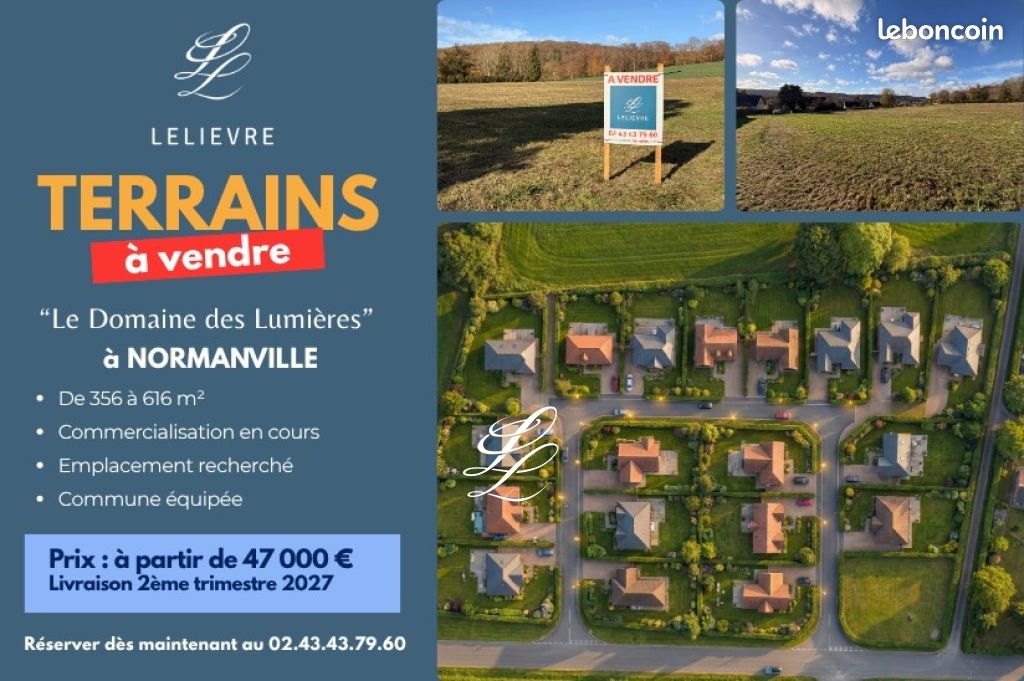 Terrain 356 m² Normanville · 47 000 €