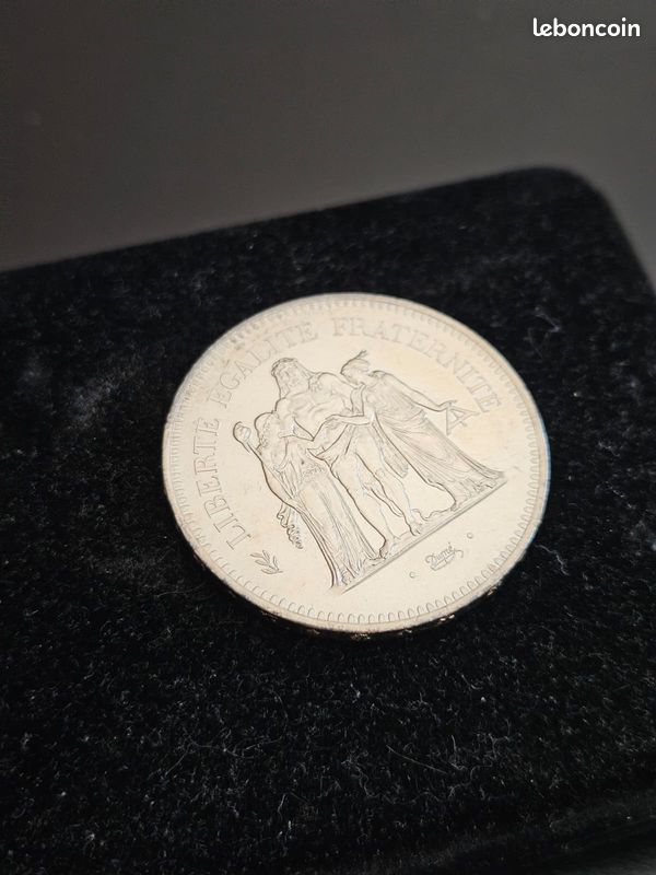 Pièce de collection - 50 francs Hercule argent (image 4)