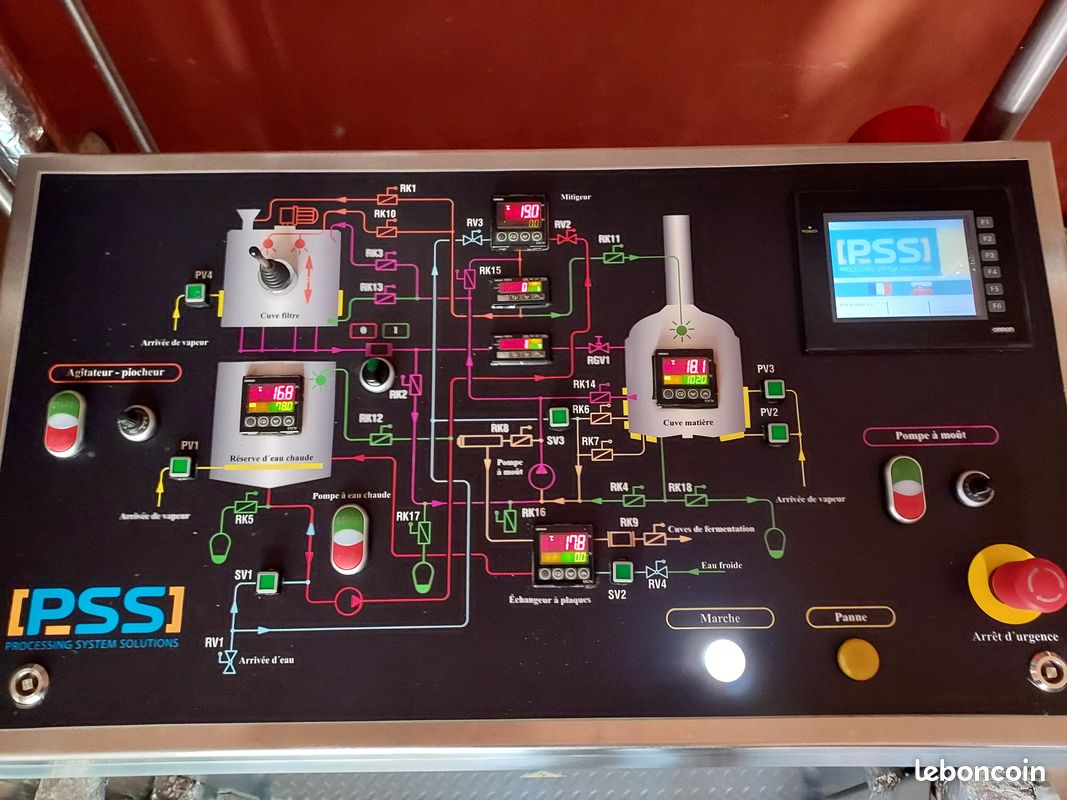 Brasserie (matériel de brassage de bière) à vapeur PSS 5/6 hl 1000hl/an (image 3)