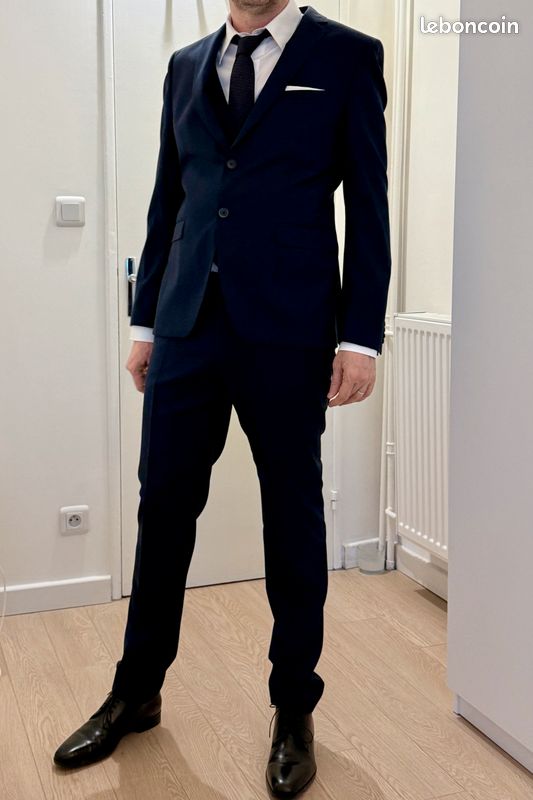 Costume Slim Avis Costume Hugo Boss Chemise Costume Homme Bleu Roi