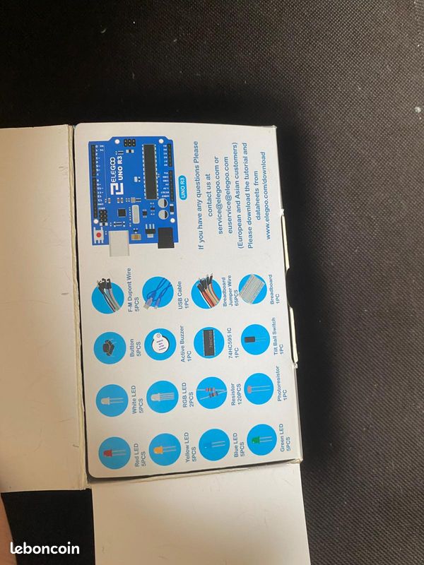 Kit Arduino Uno R3 – Starter kit électronique / robotique (image 5)