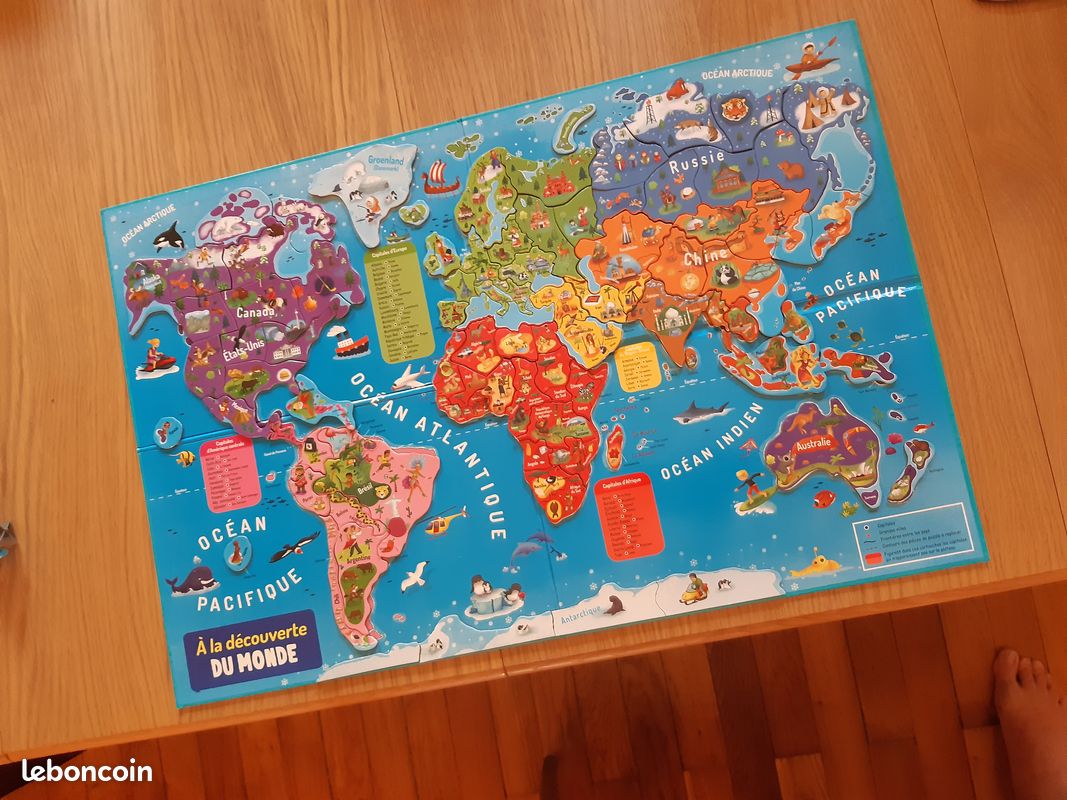 Puzzle magnétique A la découverte du monde (image 3)