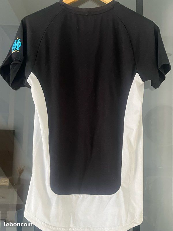 T-Shirt Puma Olympique de Marseille Noir & Blanc – Taille S (image 4)