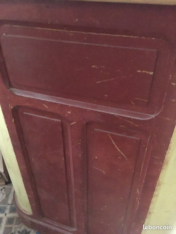 Comptoir bois ancien (image 3)