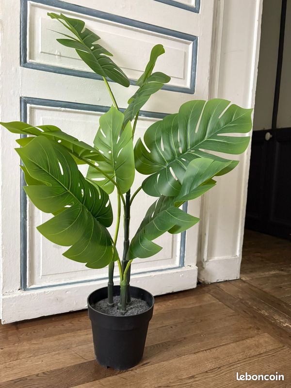 Plante artificielle  FEJKA Monstera 90 cm   impeccable dcor - Dcoration