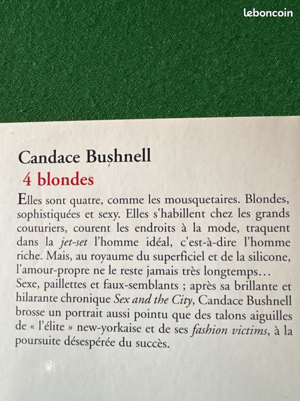 4 blondes de Candace Bushnell (image 2)