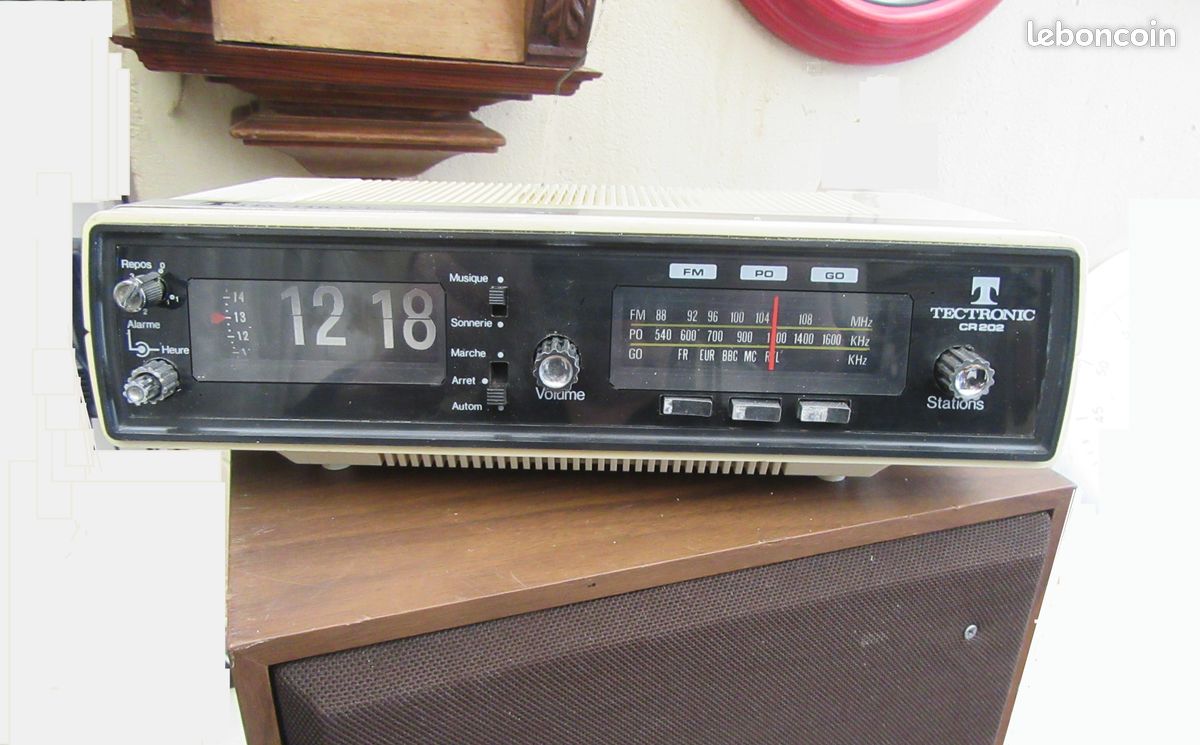Enceinte Bluetooth Réveil Retro – Heritage Vintage