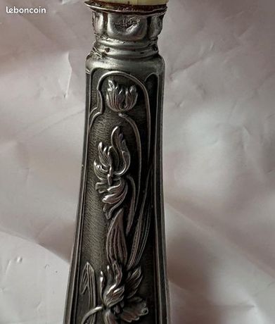 CUILLÈRE À BOUILLIE en argent massif XIXe. EUR 24,00 - FR