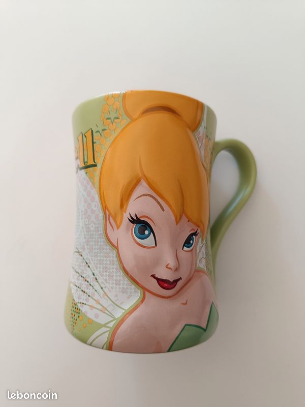 Mug Disney Fée Clochette - Tasse En Céramique Blanche - Neuf Sous Blister