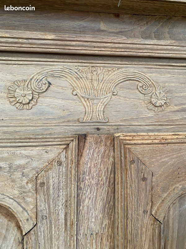 Armoire ancienne fin 19eme plein chêne (image 2)