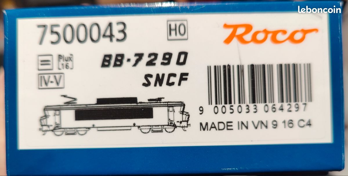Roco BB-7290 locomotive électrique 7500043