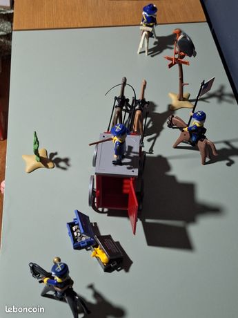 Playmobil 3037 Fourgon Blindé Western – National Bank – Complet Vintage