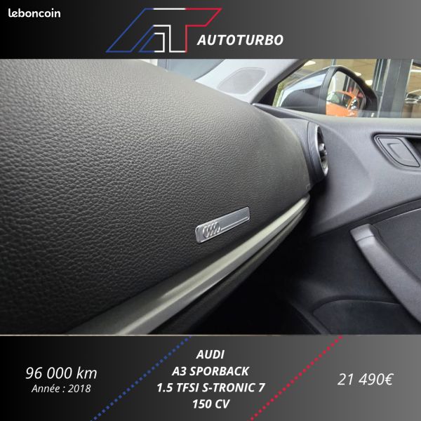 Audi A3 SPORTBACK 1.5 TFSI 150CH S TRONIC 7 (image 14)