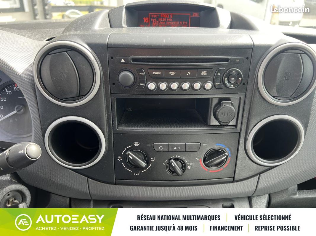 Citroën Berlingo II 1.6 BlueHDi 75ch CLUB / Climatisation / isotherme / Garantie 6 mois (image 15)