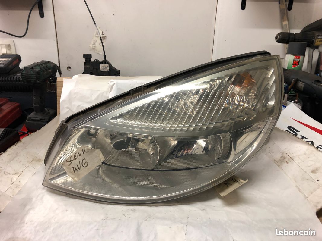 Optique avant principal droit (feux)(phare) RENAULT SCENIC 1 PHASE 2 – Multiservices