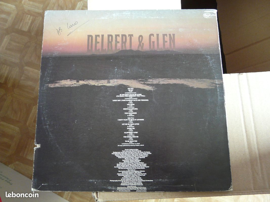 Disque vinyle 33 t delbert & glen ubject to change (image 2)