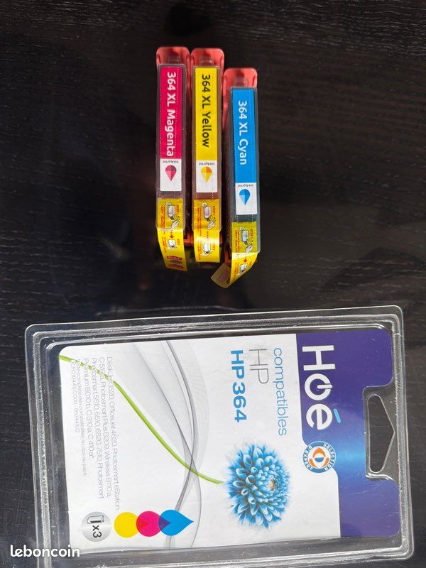 Lot De Cartouches D'encre Compatibles HP 364 XL - Pour DeskJet, OfficeJet, Photosmart