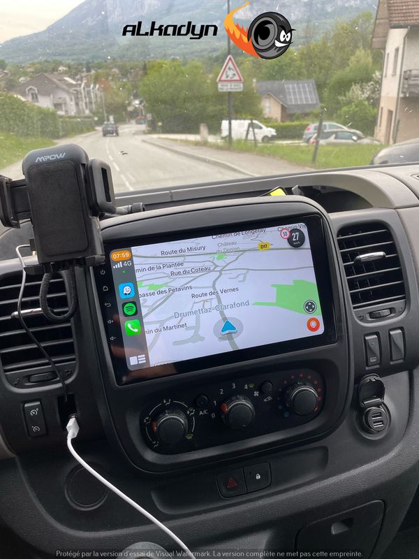 Navigation multimédia pour Renault Trafic 3, Carplay