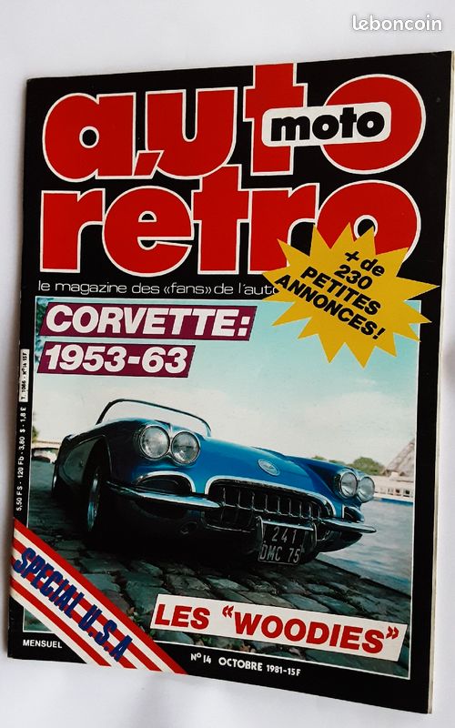 Revue Auto Rétro n° 14 octobre 1981 Chevrolet Corvette 1953-1963 (image 1)