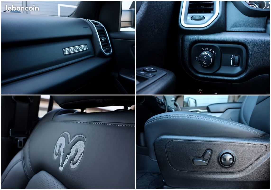 Dodge RAM 1500 Big Horn 5.7 V8 HEMI eTorque 396 ch – BVA – 4x4 – CarPlay – Caméras – R22 (image 29)