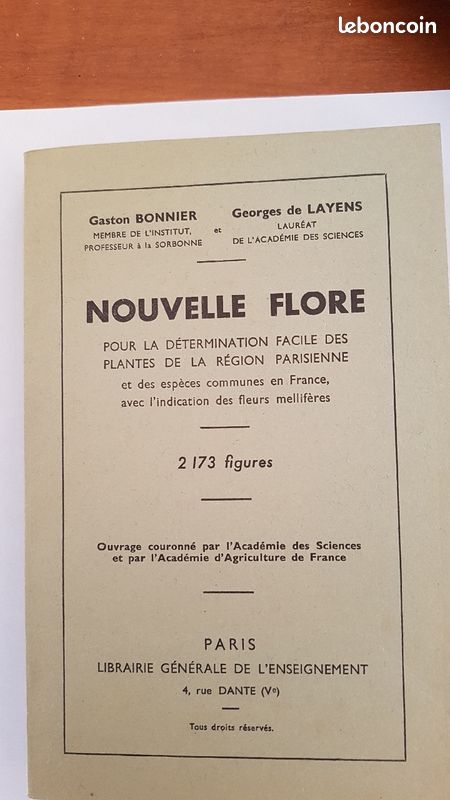 Nouvelle flore , détermination des plantes, fleurs mellifères (image 1)