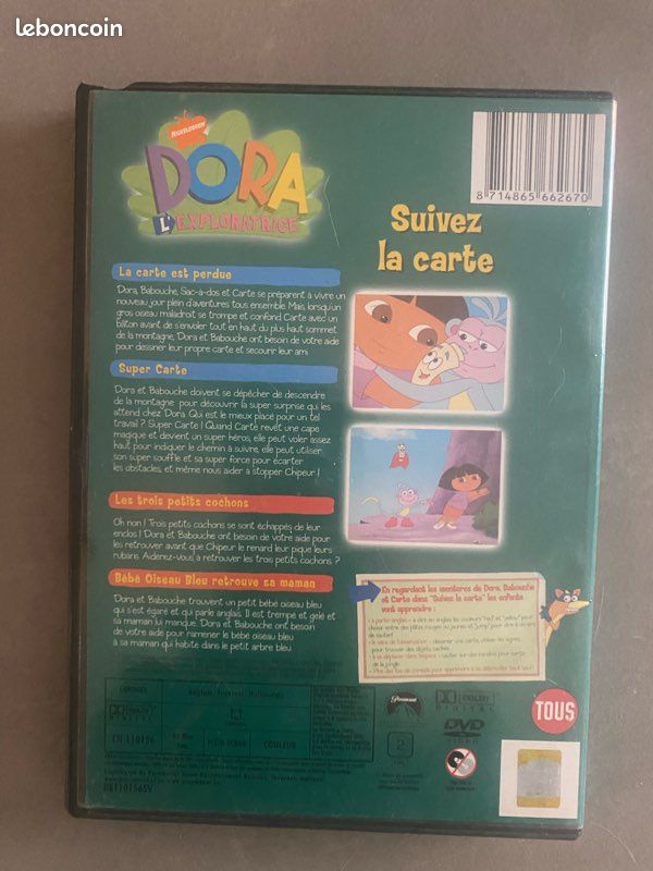 DVD Dora l’exploratrice : suivez la carte (image 2)