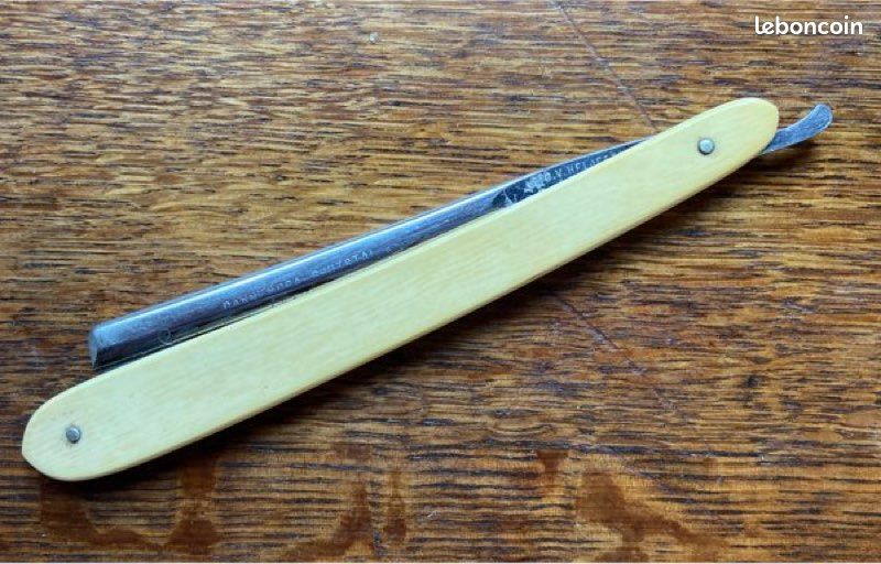 Ancien Rasoir Coupe-choux Cincinatus - Lame 7,5 Cm - Vintage Très Bon état