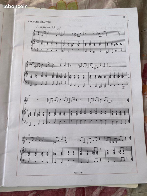 Livre du solfège sur la F. M. 440.4 (image 6)